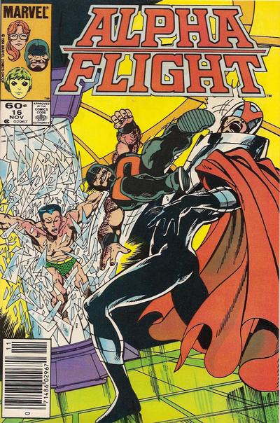 Alpha Flight 1983 #16 Newsstand ed. - back issue - $4.00