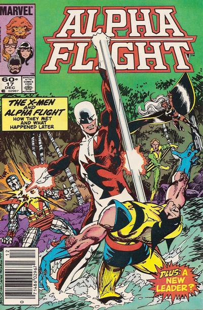Alpha Flight 1983 #17 Newsstand ed. - back issue - $3.00