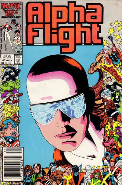 Alpha Flight 1983 #40 Newsstand ed. - back issue - $4.00