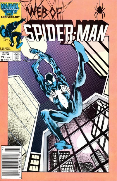 Web of Spider-Man 1985 #22 Newsstand ed. - back issue - $3.00