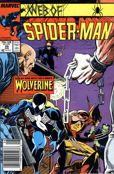Web of Spider-Man 1985 #29 Newsstand ed. - back issue