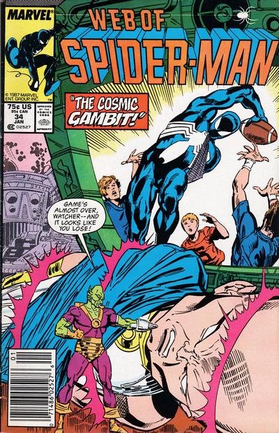 Web of Spider-Man 1985 #34 Newsstand ed. - back issue