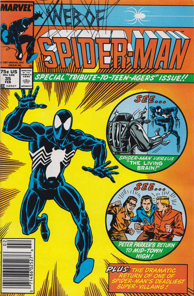 Web of Spider-Man 1985 #35 Newsstand ed. - back issue - $3.00