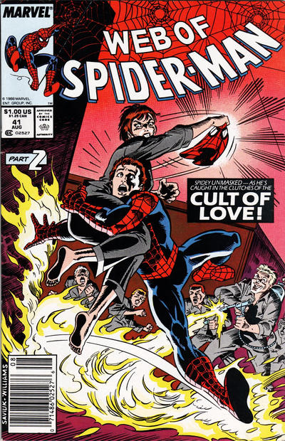 Web of Spider-Man 1985 #41 Newsstand ed. - back issue - $3.00