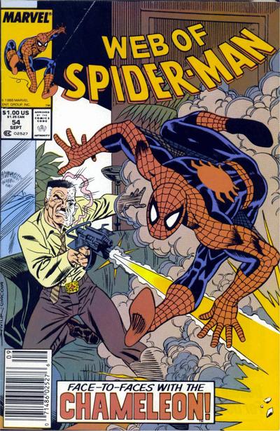Web of Spider-Man 1985 #54 Newsstand ed. - back issue - $3.00