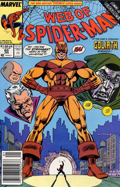 Web of Spider-Man 1985 #60 Newsstand ed. - back issue - $3.00