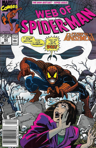 Web of Spider-Man 1985 #63 Newsstand ed. - back issue - $3.00
