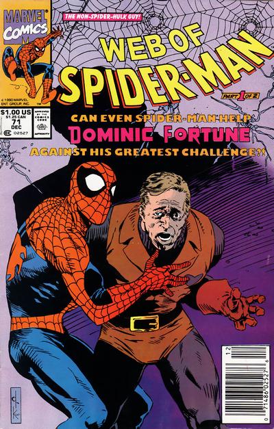 Web of Spider-Man 1985 #71 Newsstand ed. - back issue - $3.00