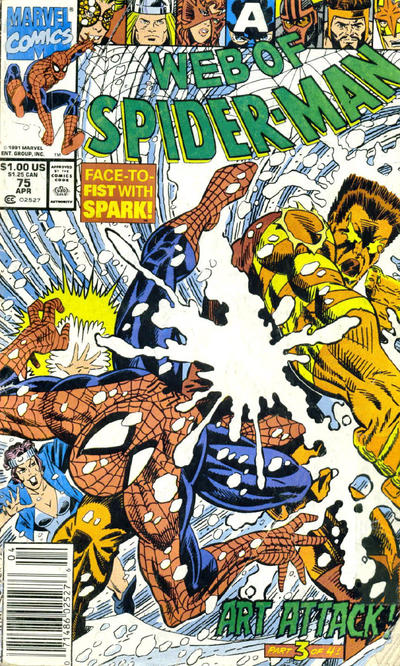 Web of Spider-Man 1985 #75 Newsstand ed. - back issue - $3.00