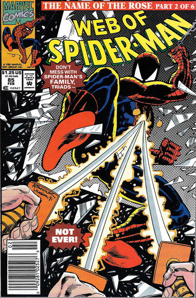 Web of Spider-Man 1985 #85 Newsstand ed. - back issue - $2.00