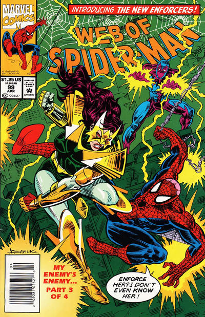 Web of Spider-Man 1985 #99 Newsstand ed. - back issue - $3.00