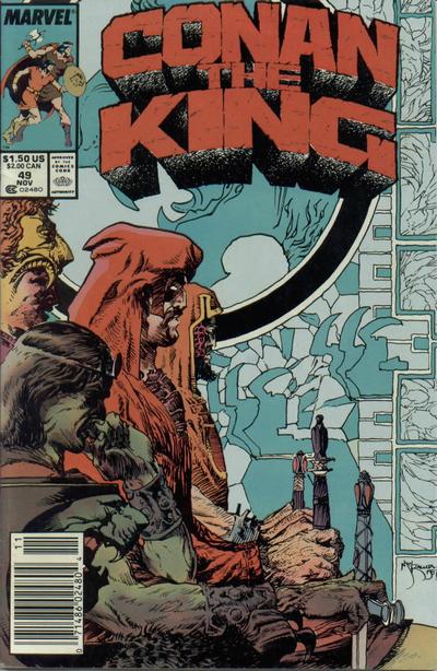 Conan the King 1984 #49 Newsstand ed. - back issue - $3.00