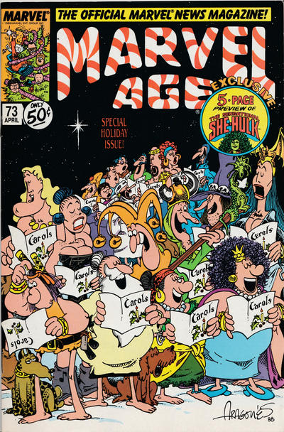 Marvel Age 1983 #73 - back issue - $2.00