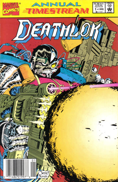 Deathlok Annual 1992 #1 Newsstand ed. - back issue - $3.00