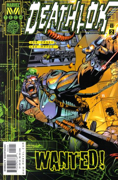 Deathlok 1999 #2 Direct Edition Cover B - back issue - $2.00