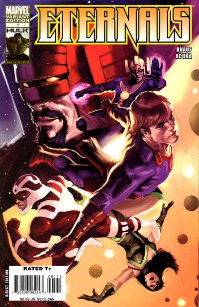 Eternals 2008 #1 Incentive Marko Djurdjevi? Variant - back issue - $3.00