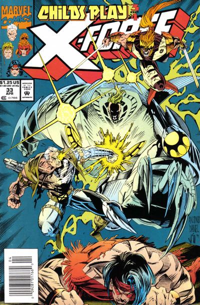 X-Force 1991 #33 Newsstand ed. - back issue - $4.00
