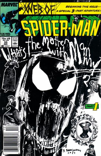 Web of Spider-Man 1985 #33 Newsstand ed. - back issue - $3.00