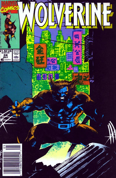 Wolverine 1988 #24 Newsstand ed. - back issue - $15.00