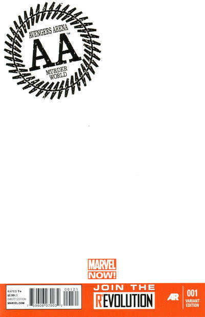 Avengers Arena 2013 #1 Blank Cover - back issue - $4.00