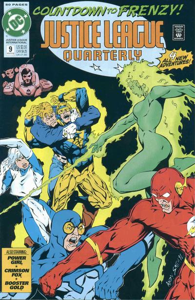 Justice League Quarterly 1990 #9 Direct ed. - back issue - $3.00
