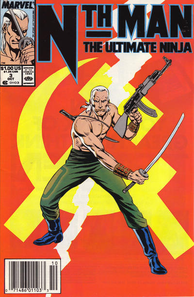 Nth Man the Ultimate Ninja 1989 #3 Newsstand ed. - back issue - $1.00