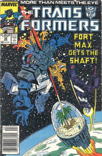 The Transformers 1984 #39 Newsstand ed. - back issue - $3.00