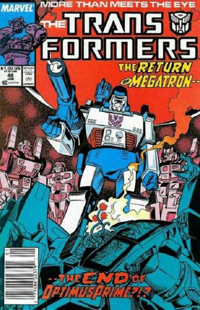 The Transformers 1984 #48 Newsstand ed. - back issue - $4.00