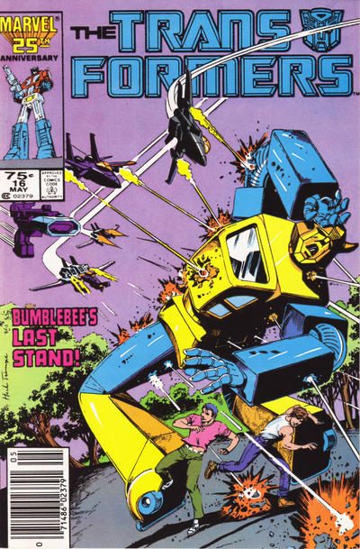 The Transformers 1984 #16 Newsstand ed. - back issue - $3.00