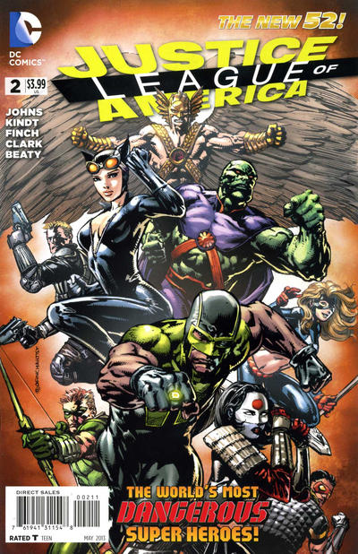 Justice League of America 2013 #2 Direct Sales - back issue - $3.00