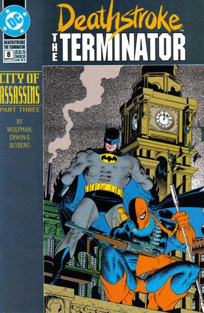 Deathstroke, the Terminator 1991 #8 - back issue - $3.00