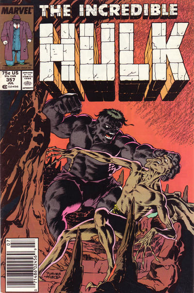 The Incredible Hulk 1968 #357 Newsstand ed. - back issue - $3.00