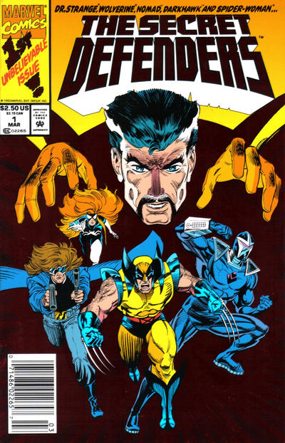 The Secret Defenders 1993 #1 Newsstand ed. - back issue