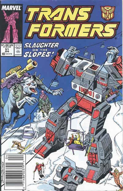 The Transformers 1984 #51 Newsstand ed. - back issue - $3.00