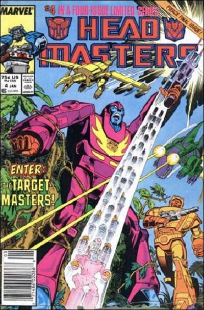 The Transformers: Headmasters 1987 #4 Newsstand ed. - back issue - $2.00