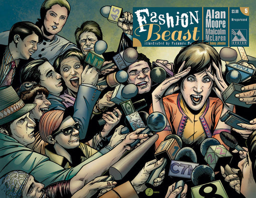 Fashion Beast 2012 #5 Wraparound Variant Cover by Facundo Percio - back issue - $3.00