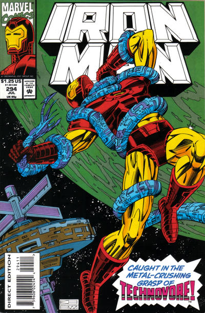 Iron Man 1968 #294 Direct ed. - back issue
