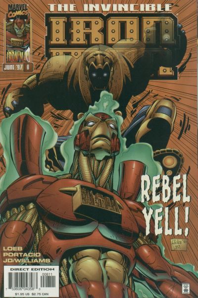 Iron Man 1996 #8 Direct Edition - back issue