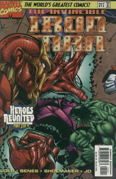 Iron Man 1996 #12 Direct Edition - back issue