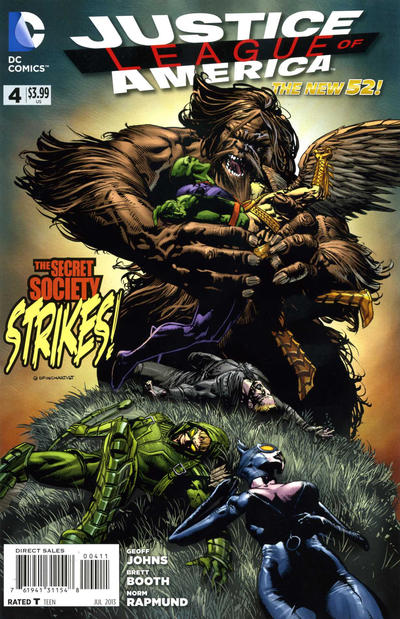 Justice League of America 2013 #4 Direct Sales - back issue