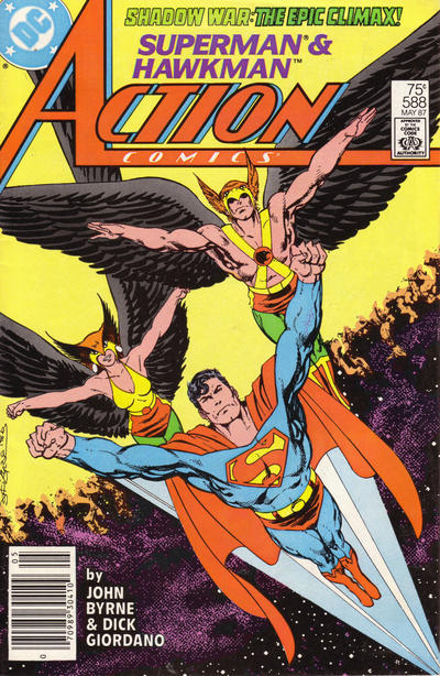 Action Comics 1938 #588 Newsstand ed. - back issue - $3.00