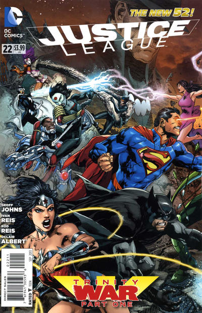 Justice League 2011 #22 Direct Sales - back issue