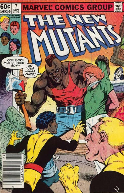 The New Mutants 1983 #7 Newsstand ed. - back issue - $4.00