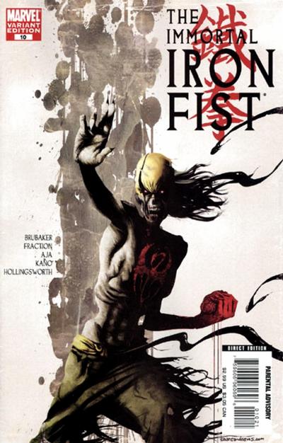 The Immortal Iron Fist 2007 #10 Zombie Variant - back issue - $8.00