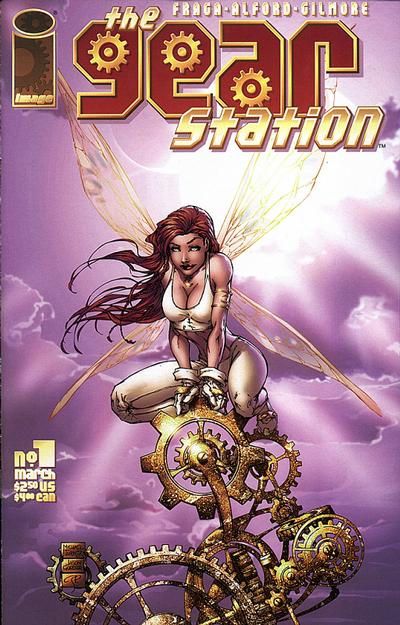 The Gear Station 2000 #1 Michael Turner Cover Signed by Dan Fraga - back issue