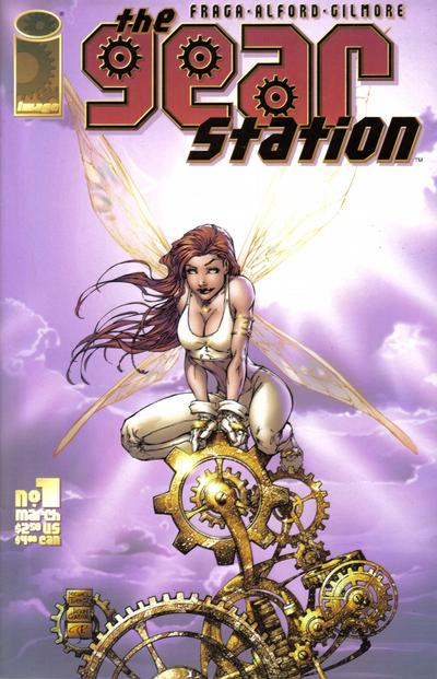 The Gear Station 2000 #1 Michael Turner Gold Foil Cover - back issue - $10.00