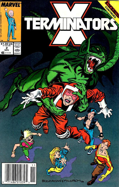 X-Terminators 1988 #2 Newsstand ed. - back issue - $2.00