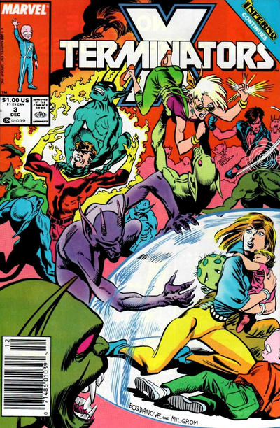 X-Terminators 1988 #3 Newsstand ed. - back issue - $2.00