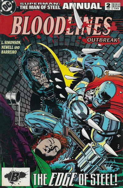 Superman: The Man of Steel Annual 1992 #2 Direct ed. - back issue