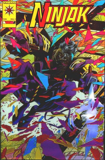 Ninjak 1994 #1 Gold Logo - back issue